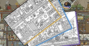 FIND ALL: Bunker - Coloring Book