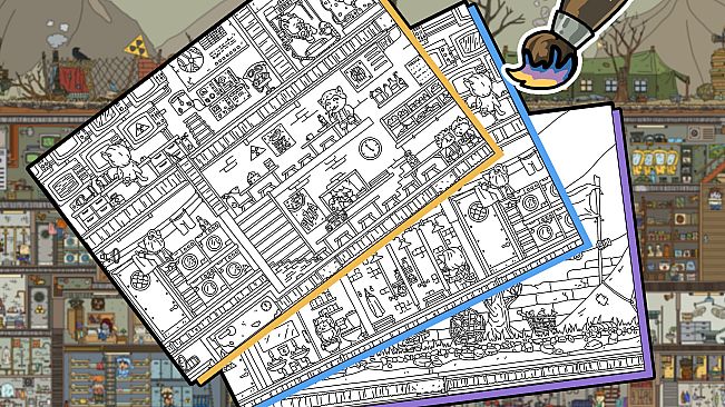 FIND ALL: Bunker - Coloring Book