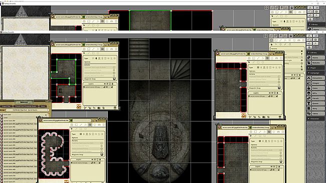 Fantasy Grounds - Pathfinder RPG - Map Pack: Secret Rooms