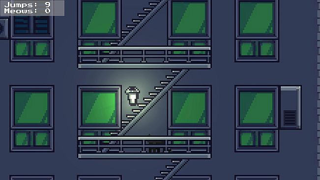 Rooftop Rascal: The Midnight Cat