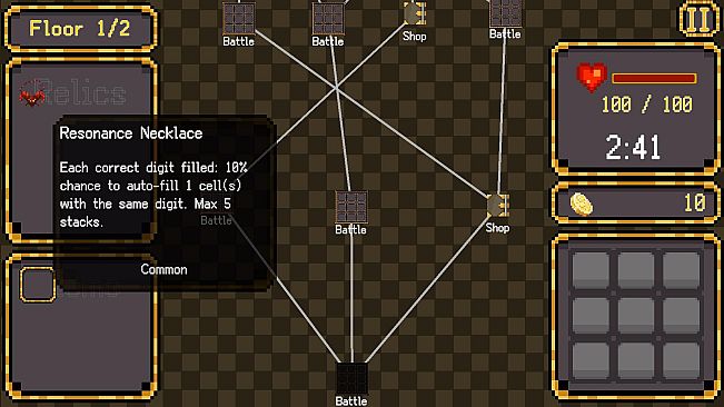 SudoCrawler : Sudoku + Roguelike