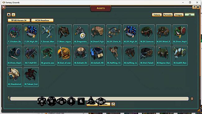 Fantasy Grounds - Devin Night Pack 185: Heroic Characters 36