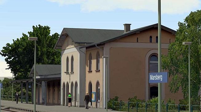 Modellset 1 - Bahnhof, Häuser, Scheunen