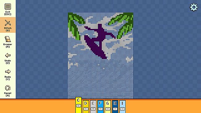Pixel Cross Stitch - Summer Pack 2