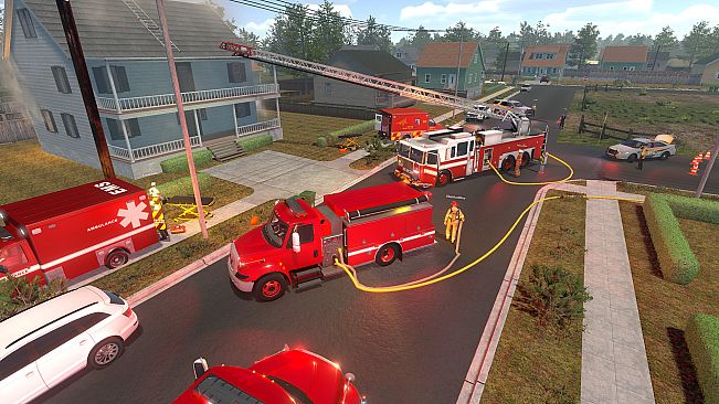 Flashing Lights - Police, Firefighting, Emergency Services (EMS) Simulator