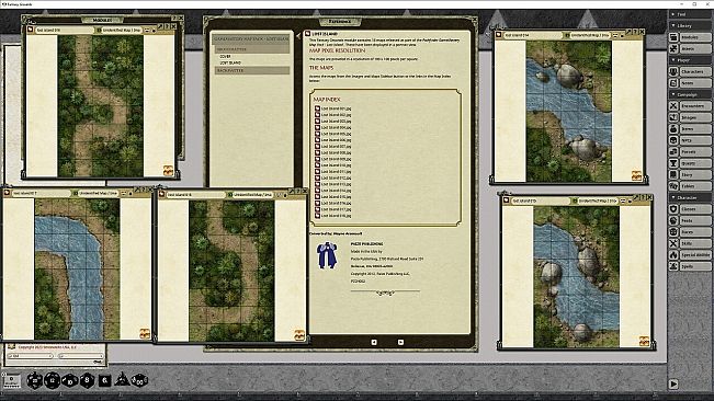Fantasy Grounds - Pathfinder RPG - GameMastery Map Pack: Lost Island