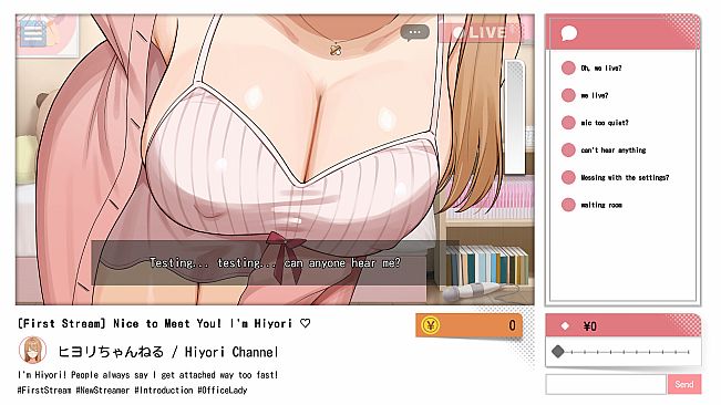 Can-do Streamer Hiyori-chan (No lewd comments please!)
