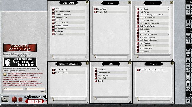 Fantasy Grounds - Shadow of the Demon Lord Adventure Pack 3