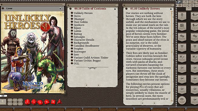 Fantasy Grounds - Unlikely Heroes (5E)