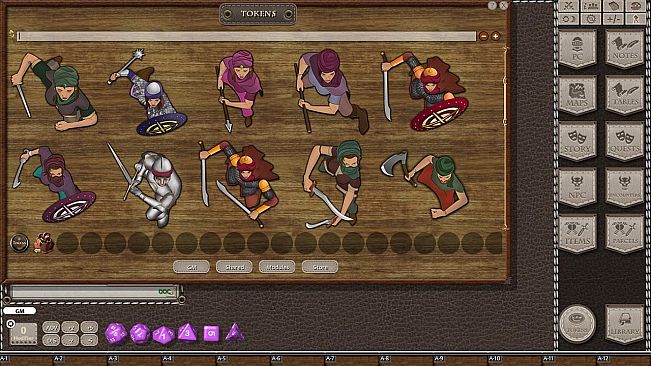 Fantasy Grounds - Jans Token Pack 01 - Desert Warriors