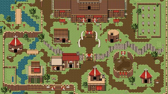 RPG Maker MZ - KR Tribal Fort Tileset