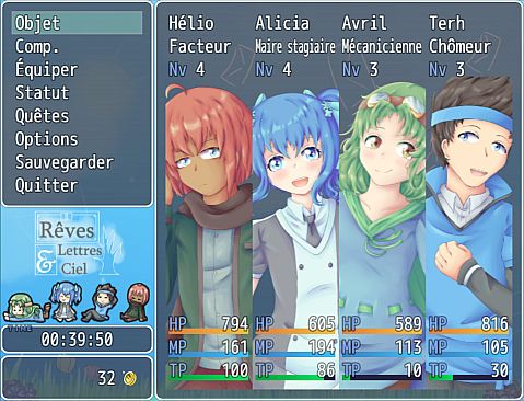 Rêves, lettres et ciel