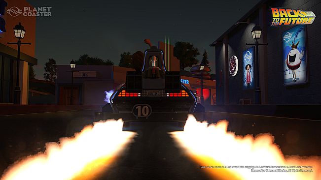 Planet Coaster - Back to the Future Time Machine Construction Kit