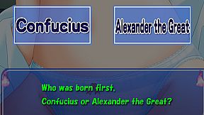 Naughty study for exams with a ghost