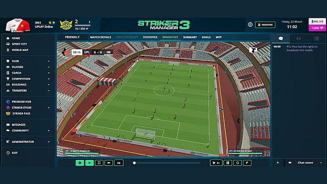 Striker Manager 3 - Online Football Manager