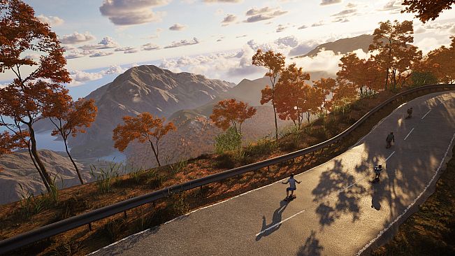 Longboard Skate Downhill Simulator