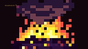 Pixel Fireplace