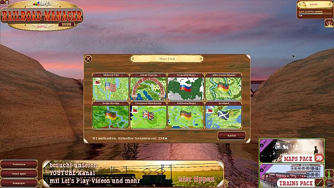 Railroad Manager - Maps Pack