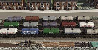 Trainz 2022 DLC - UK 6 Wheel Milk Tanker Pack 1