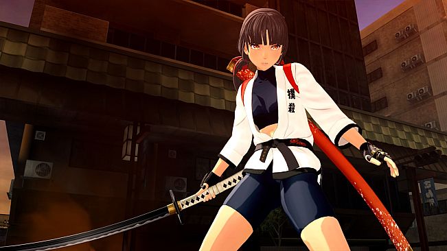 OneeChanbara ORIGIN - Exclusive Saki Costume: Tsubaki-Style Mortal Combat Gi