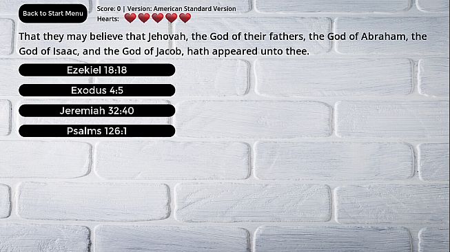 Bible Verse Challenge