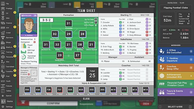 Flipping Football Clubs