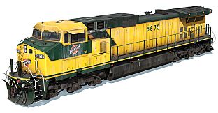 Trainz 2022 DLC - CNW C44-9W 8666-8730