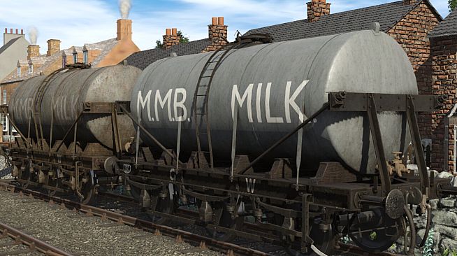 Trainz 2022 DLC - UK 6 Wheel Milk Tanker Pack 1