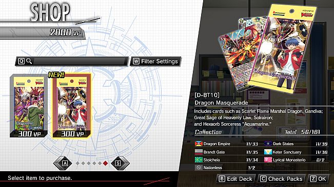 Cardfight!! Vanguard DD:Additional Card Set Vol.7 [D-BT10]: Dragon Masquerade