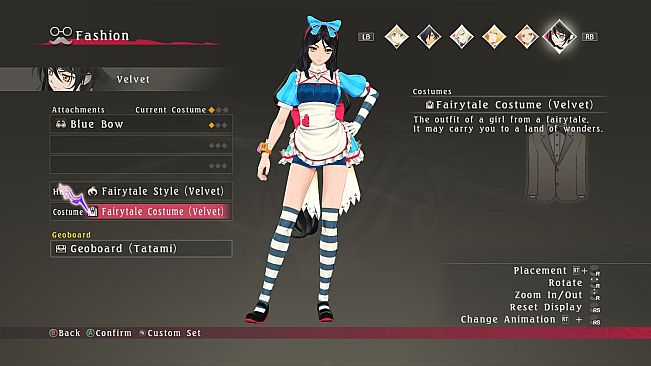 Tales of Berseria - Japanese, Fairy, and Menagerie Costumes Set