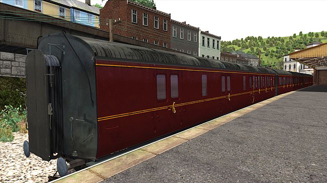 TS Marketplace: GWR High Waist Collett Coaches Pack 01 Add-On