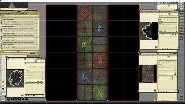 Fantasy Grounds - Pathfinder RPG - Flip-Tiles - Dungeon Perils Expansion