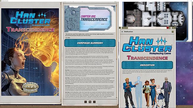 Fantasy Grounds - Han Cluster Roleplaying Game: Transcendence