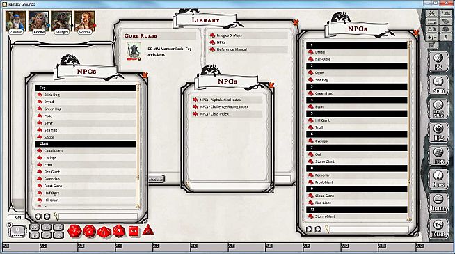 Fantasy Grounds - D&D Monster Pack - Fey & Giants