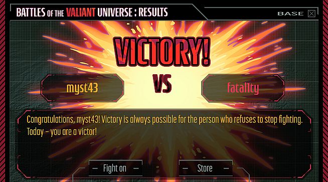 Battles of the Valiant Universe CCG