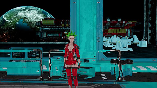 Cyberpunk women for Sci-fi builder