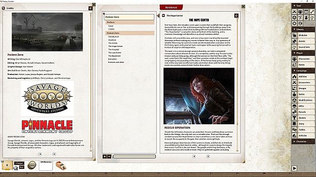 Fantasy Grounds - Horror Companion Adventure (SWADE) - Patient Zero