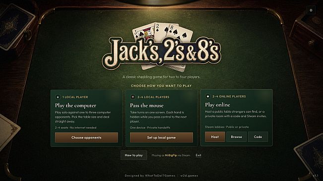 Jack's, 2's & 8's