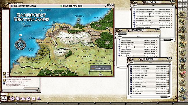 Fantasy Grounds - Pathfinder Campaign Setting: Sandpoint, Light of the Lost Coast (PFRPG)