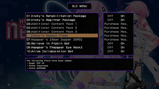 Hyperdimension Neptunia Re;Birth2 Histy's Rescue Plans