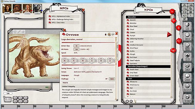Fantasy Grounds - D&D Monster Manual