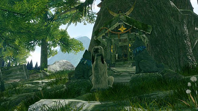 MONSTER HUNTER RISE - "Long Coat Costume" Palamute layered armor set