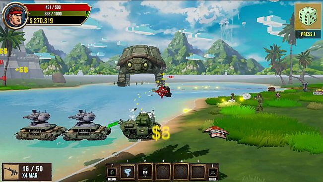Heavy Mental: A Co-op Action Roguelite