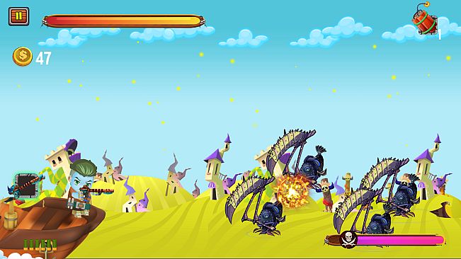 Captain vs Sky Pirates - Evil Village