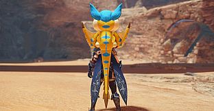 Monster Hunter Rise - "Stuffed Tigrex" Hunter layered weapon (Hunting Horn)