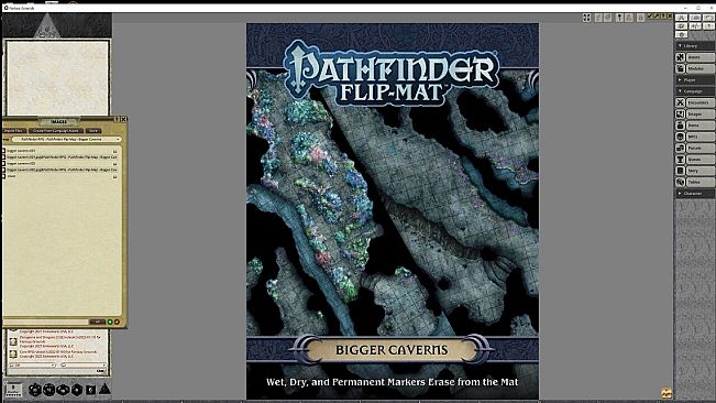 Fantasy Grounds - Pathfinder RPG - Pathfinder Flip-Mat - Bigger Caverns