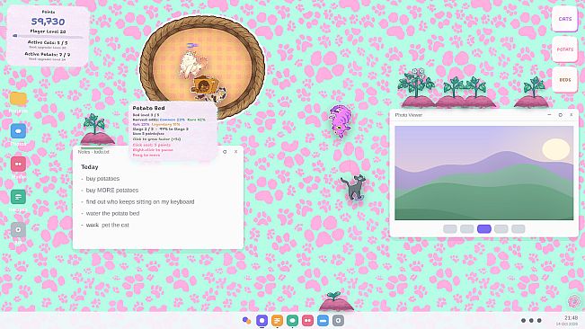 Desktop Cat or Potat