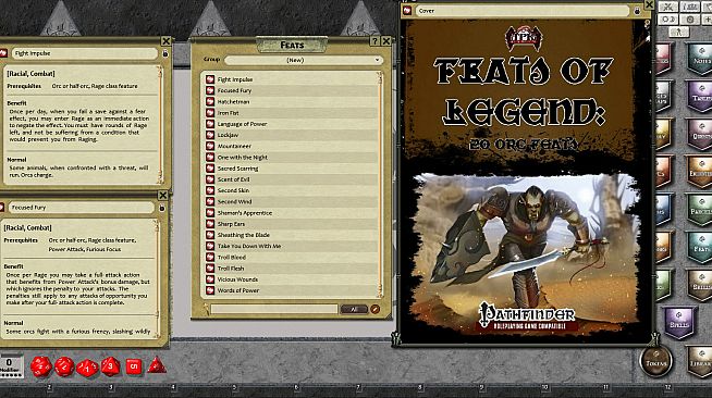 Fantasy Grounds - Feats of Legend: 20 Orc Feats (PFRPG)