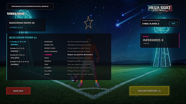 MEGA GOAT FOOTBALL: Cyberia Arena