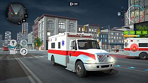 City Ambulance Car Driving